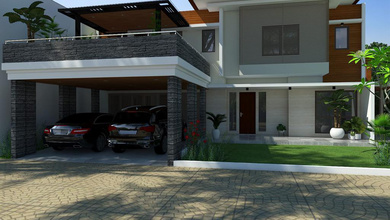 Rumah Elegan di BSD, Tangerang, 5 Kamar Tidur, LT 425m²
