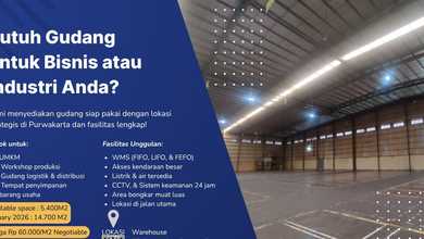 Disewakan Gudang Purwakarta