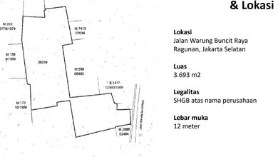 Tanah Siap Bangun Kawasan Komplek Warung Buncit Jakarta Selatan