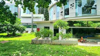 Jual Butuh Dibawah NJOP Gedung 3Lt Parkiran Luas Hadap Utara di Kemang