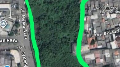 Jual Tanah Lokasi Komplek Penjaringan Pemandangan Danau dan Taman