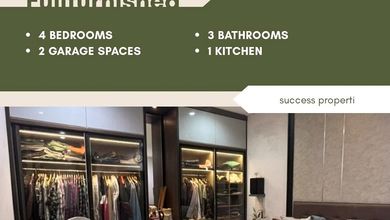 Hunian Elegan di Banjar Wijaya, Tangerang, 3 KT, LT 144m²