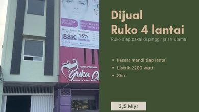 Dijual Ruko 4 Lantai Siap Pakai di Jl Kh Hasyim Ashari Cipondoh