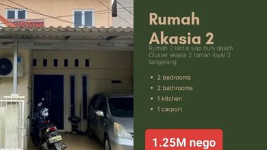Kesempatan Rumah di Taman Royal, Tangerang, LB 150m², Harga 1,25 Miliar