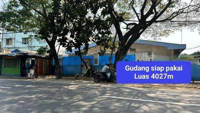 Gudang siap pakai 4027 m HGB di Jl bouraq raya tangerang 