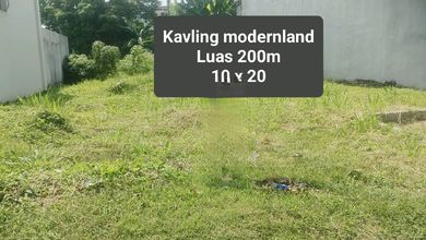 Tanah Prospektif di Area Modernland, Tangerang, LT 200m²