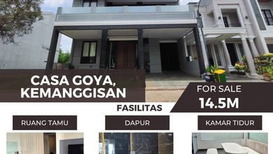Kesempatan Eksklusif, rumah Prestisius di Kemanggisan, Jakarta Barat, LB 450m²