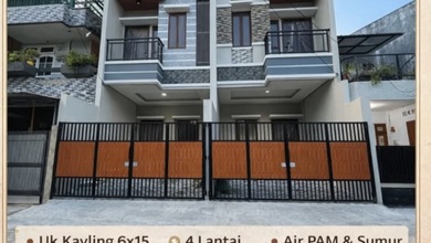 Hunian Mewah di Tomang, Jakarta Barat, 4 Kamar Tidur, LT 60m²