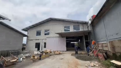 Disewakan Gudang Legok Tangerang 1 Menit Pintu Tol Legok, Siap Pakai Include Hoist Crane dan Mess Karyawan