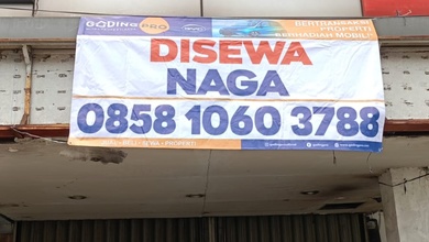 Disewakan ruko 1 lantai di jalan Gajah mada luas 5 x 25 sqm