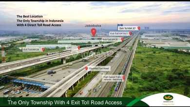 Dijual Tanah Eksklusif di Jababeka, Bekasi, LT 31000m²