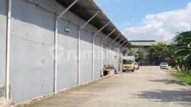 Disewakan Gudang Kapuk Kamal Muara Ls 425m2 Tepi Jalan Tol Soetta