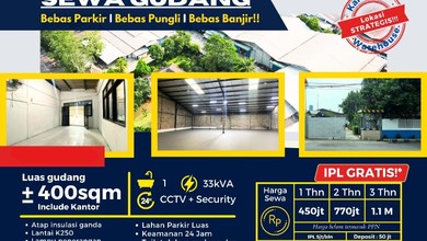 Gudang Karawaci Imam Bonjol Ls 400 Tinggi Free Ipl Min Sewa 2 Th