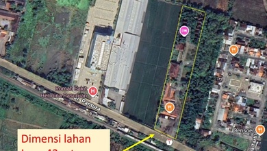 Dijual Tanah Premium di Rejoso, Pasuruan, LT 9750m²