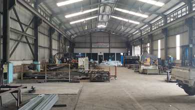 Gudang siap pakai akses kontainer 40 feet dekat Tol Bitung