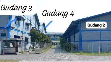 Gudang siap pakai dalam kawasan industri di Karawaci