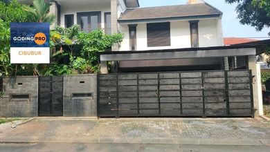 For Sale rumah Eksklusif di Cibubur, Jakarta Timur - LT 540m²