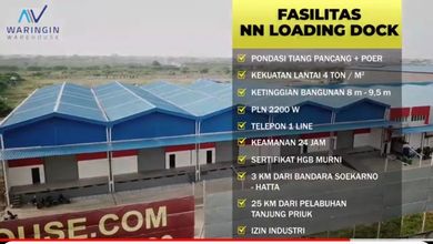 Disewakan Gudang Royal Kosambi Dadap Tangerang