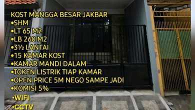 Dijual Rumah Kost Baru Di Mangga Besar