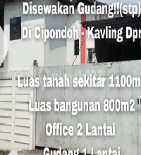 Disewakan Cepat Gudang Di.kav Dpr Daan Mogot Jakarta Barat