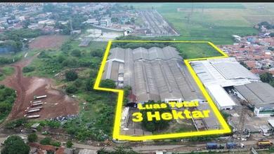 Dijual Pabrik Karawang Timur 3 Hektar 55 Milyar