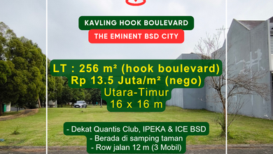 Kavling Prestisius Dijual di BSD Eminent, Tangerang, Harga 3,45 Miliar