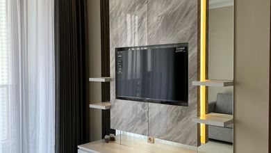 Apartemen 2BR Kondisi Baik Murah Modern Furnished Taman Anggrek Jakarta Barat