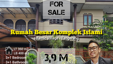 Rumah Mewah di Kawasan Kelapa Dua, Tangerang, LB 400m², Harga 3,9 Miliar
