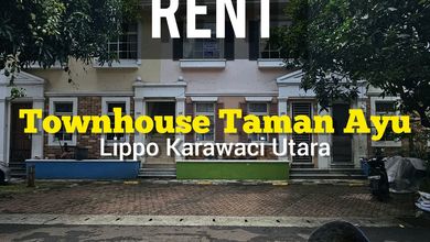 Rumah Sewaan Murah di Lippo Karawaci, Tangerang, 2 KT, Harga 35 Juta /tahun