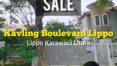 For Sale Tanah Premium di Lippo Karawaci, Tangerang, LT 288m²