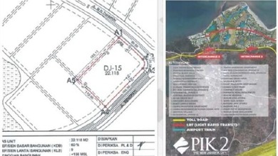 Sewa Tanah Siap Huni Lokasi Pantai Indah Kapuk 2, Jakarta Utara
