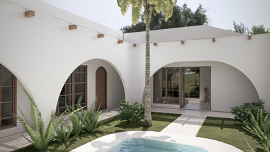 Villa Mediterranian Close To Beach In Ungasan