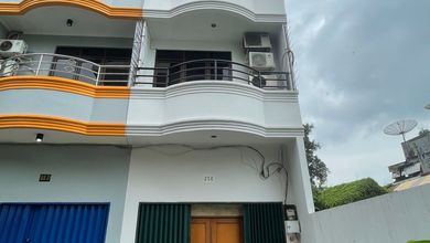 Ruko 4,5 lantai luas tanah 86m² di jl. Kerinci Pasar Baru Jak-Pus