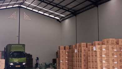 Gudang luas tanah 500m² kawasan industri pergudangan Karya Indah kec. Pakuhaji kab. Tangerang