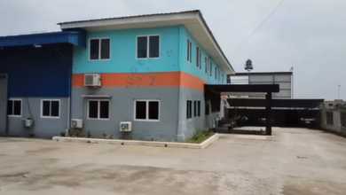 Gudang luas tanah 4000m² kawasan industri di jl. raya Cileles Tigaraksa Tangerang