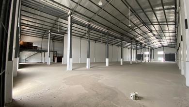 Gudang baru luas tanah 1800m² kawasan pergudangan Angkasa  kec. Teluk Naga kab. Tangerang