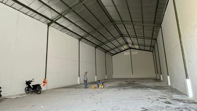 Gudang Baru luas tanah 582m² posisi hook kawasan industri pergudangan Royal Kosambi kec. Kosambi kab. Tangerang