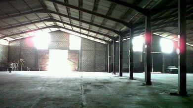 Gudang luas tanah 5200m² di jl. raya Serpong Wisma Darmatex Tangerang