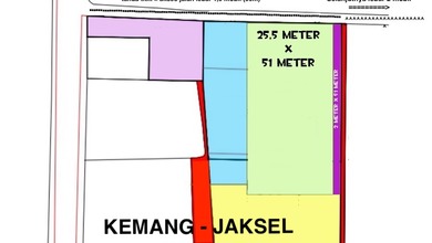 Tanah Elit Dijual di Kemang, Jakarta Selatan, Harga 29,2 Miliar