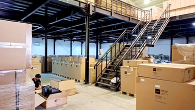 Gudang Daan Mogot Arcadia, 1116 M2, Siap Pakai, 2 Lantai, Ada Kantor Bagus