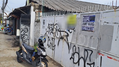 Dijual Gudang Daan Mogot 562m2 Pinggir Jalan Raya