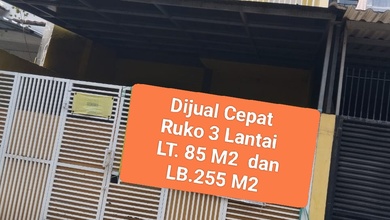 Jarang Ada Ruko Dijual di Palmerah Lokasi Paling Strategis di Jakarta Barat