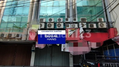 Ruko Gandeng Royal Sunter Ex Kantor 5 Lantai 10x17 Hadap Barat