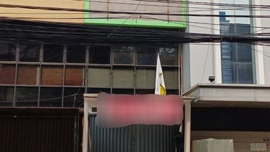 Ruko 4x22 Juanda 3.5 lantai hadap Timur
Deretan bank DKI 