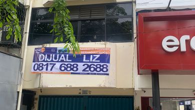 Ruko pademangan kali mati pinggir jalan raya Deket gunung sahari