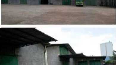 Dijual Gudang LT 5.520, M² LB 10.212 M², Kec. Jati Uwung, Tangerang Kota