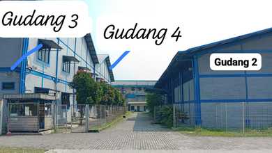 Disewa Gudang Luas 1.380 M², Kec. Periuk, Tangerang Kota