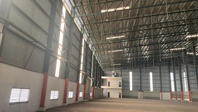 Disewa Gudang LT 10.080 M², LB 7.000 M², Kawasan Industri Cikande, Serang, Banten