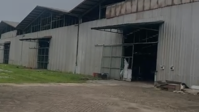 Disewa Gudang Luas 1.516 M², Periuk Jaya, Tangerang Kota