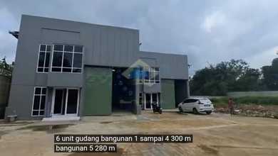 Disewa Gudang Baru, LT 7.000 M², LB 300 M², Kec. Tiga, Kab. Tangerang